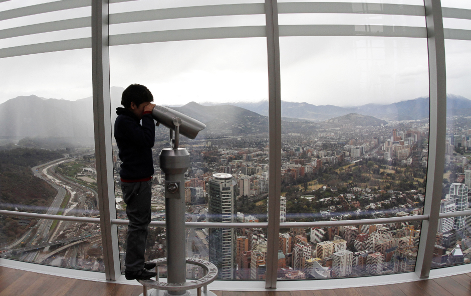 Bike Tour Privé Santiago panoramique + point de vue Sky Costanera