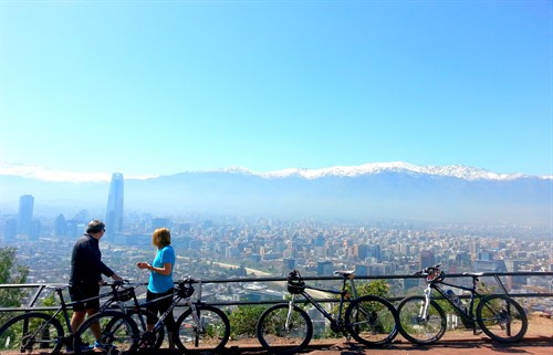 Bike Tour Santiago Chile - San Cristobal Hill