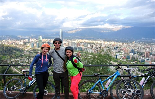 Santiago Bike Tour  cerro san cristobal