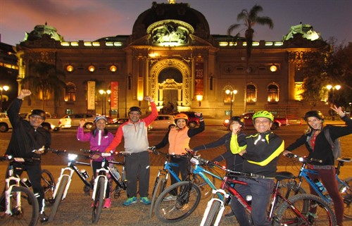 Santiago City Bike Tour by night - Huaso Tours